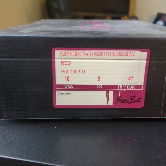 Iron Fist Ruff Rider Heels Size 10 - Picture 3 of 5
